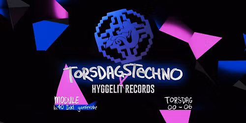 TorsdagsTechno X Hyggelit Records