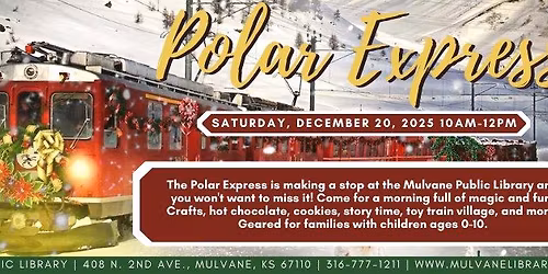 Polar Express at Mulvane Public Library