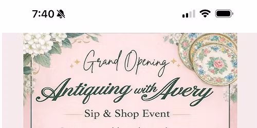 Grand Opening, Sip and Shop!