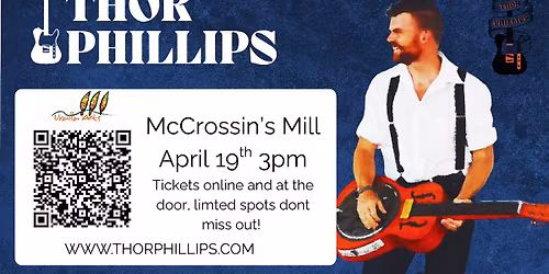Thor Phillips and His Road Ready Band on Tour! Uralla 19th April McCrossin's Mill