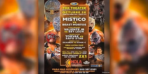 LUCHA ESTELAR MISTICO VS BEAST MORTOS