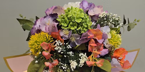 Wine Bottle Floral Design