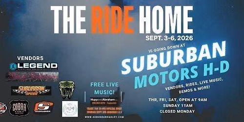 Full event The RIDE Home at Suburban Motors H-D