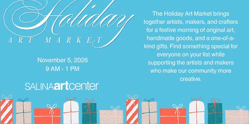 Holiday Art Market : Give Art. Give Handmade. Give Local.