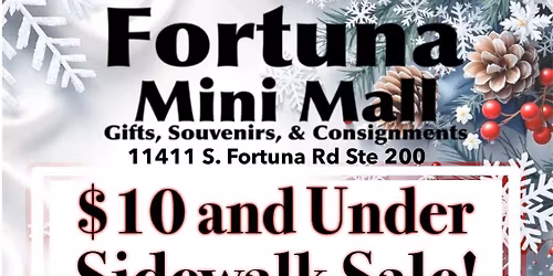 $10 and Under Sidewalk Sale!