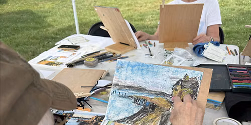 Pastel for Beginners at the Yarmouth Farmers Market