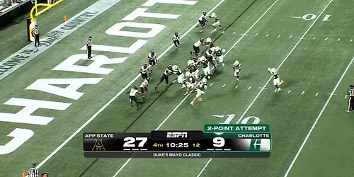 Appalachian State Mountaineers vs. Charlotte 49ers
