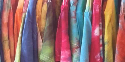 The Tie Dye Emporium at The Indoor Christmas Market in the Thurso Legion