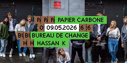 Soir\u00e9e Papier Carbone | Bureau de Change [UK] + Hassan K [IRN\/FR] @Le Vecteur
