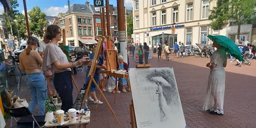 Zomerstad op z'n Frans - kunstmarkt Westerhaven 26 juli