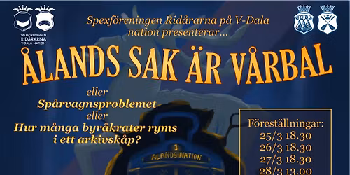 \u00c5LANDS SAK \u00c4R V\u00c5RBAL eller Sp\u00e5rvagnsproblemet eller Hur m\u00e5nga byr\u00e5krater ryms i ett arkivsk\u00e5p?