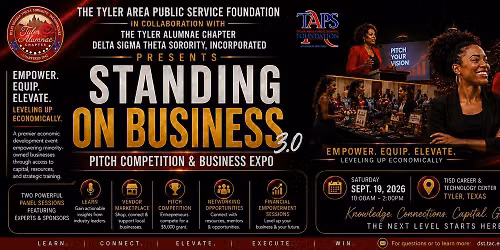 Standing On Business 3.0 - Pitch Competition and Business Expo