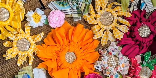 Free drop-in flower-making stall