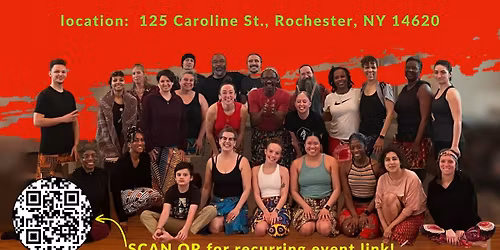 West African DRUM AND\/OR Dance class with Mohamed Diaby