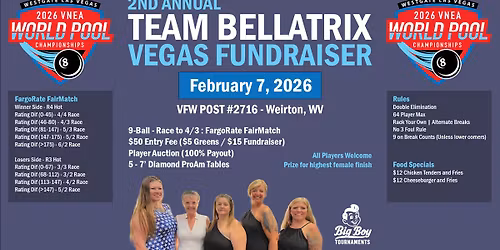 2nd Annual Team Bellatrix Vegas Fundraiser