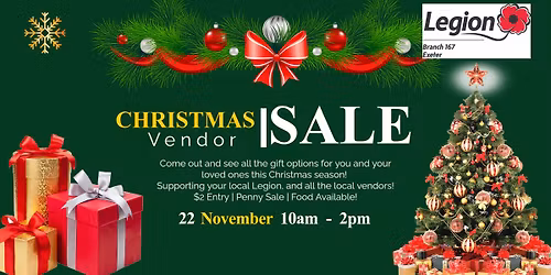 Christmas Vendor Sale