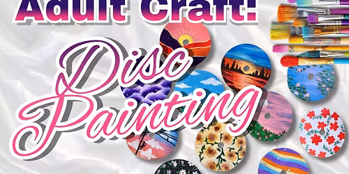 Adult Craft: Disc Painting