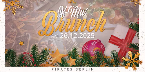 Pirates X-Mas Brunch am 26.12.25
