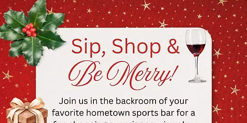 Sip, Shop and Be Merry!