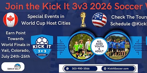 Greensboro-King, NC Kick It 3v3 Soccer Tournament 2026 World Tour Saturday, June 27th