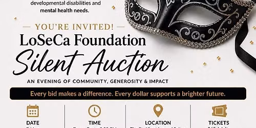 \ud83d\udda4\ud83e\udd0d LoSeCa Foundation Silent Auction \u2013 Black & White Classy Masquerade \ud83e\udd0d\ud83d\udda4