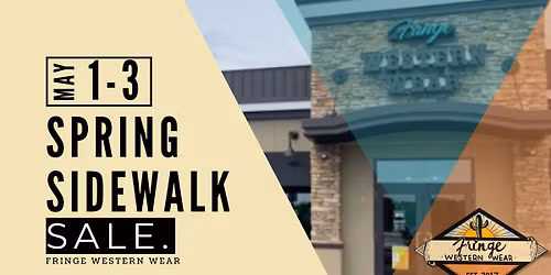 Spring Sidewalk Sale {& Parking Lot Party!} at Fringe! 