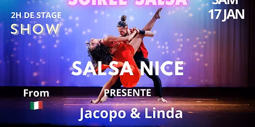 SOIR\u00c9E 100% SALSA \/ Stages et show \/ GUEST : JACOPO & LINDA