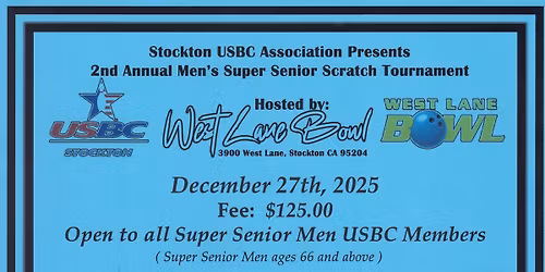 Men's Super Senior Scratch Tournament