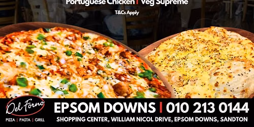 Pizza Buffet at Del Forno Epsom Downs