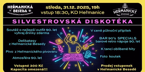\ud83c\udf89 SILVESTROVSK\u00c1 DISKOT\u00c9KA \ud83c\udfb6\ud83c\udf7a