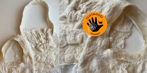 Teistmoodi Teisip\u00e4ev: Siidi ja villaga m\u00e4rgvilditud kott