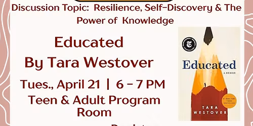 April Book Club Book: Educated