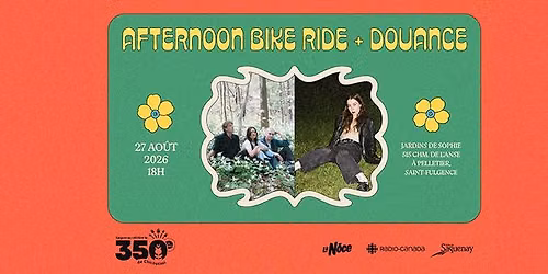 Afternoon Bike Ride + Douance aux Jardins de Sophie (gratuit!)