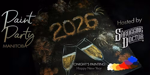New Year's Paint Night at The Shrugging Doctor Beverage Company