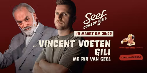 Seef Comedy Club met Vincent Voeten & Gili