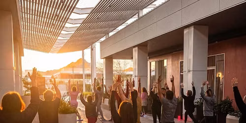 Sunset Yoga at Esplanade