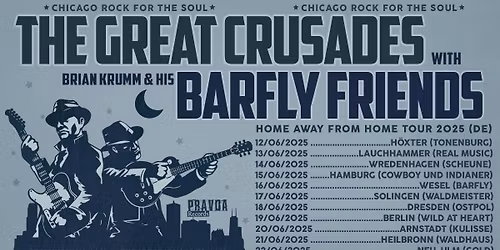 Solingen: The Great Crusades + Brian Krumm and His Barfly Friends