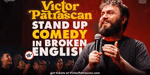Stand up Comedy in broken English \u2022 Victor Patrascan in S\u00e3o Paulo