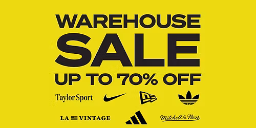 WAREHOUSE SALE NORTH SHORE - UP TO 70% OFF