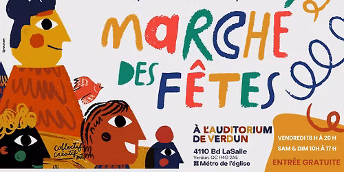 March\u00e9 des F\u00eates \u00e0 l'Auditorium de Verdun x Collectif Cr\u00e9atif MTL - 5, 6 & 7 d\u00e9cembre 2025