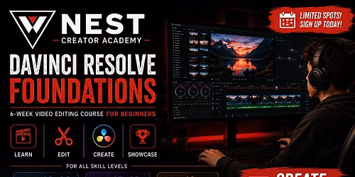DaVinci Resolve Foundations: Beginner Video Editing Course (Ages 15-18)