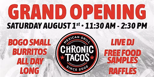 Chronic Tacos Celebrates Grand Opening of New Danville Location