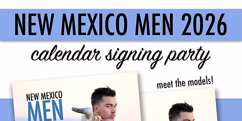New Mexico Men 2026 calendar signing