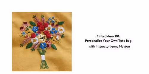 Embroidery 101: Personalize Your Own Tote Bag