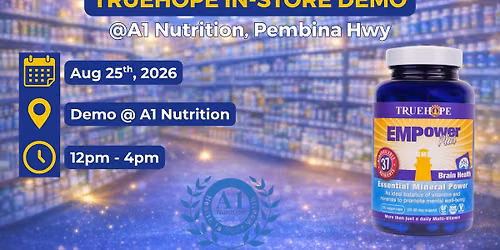 Demo @ A1 Nutrition, Pembina Hwy