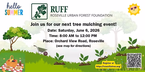 June Mulching Event at Orchard View Road Preserve-6\/6\/26