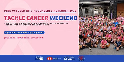 Tackle Cancer Walk\/Run 2026 (Pink Run \u00b7 Start of Movember)