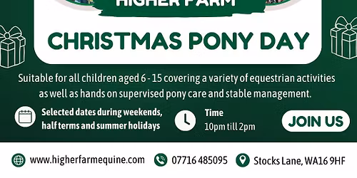 \ud83c\udf81\u26c4\ufe0f Christmas Pony Days \u2603\ufe0f\u2744\ufe0f