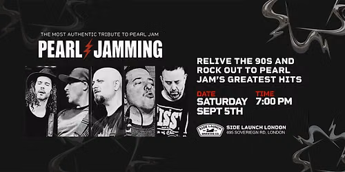 Pearl Jamming: Outdoor Concert at The Side Launch London Beer Garden