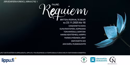 Faur\u00e9: Requiem & Britten: Festival Te Deum